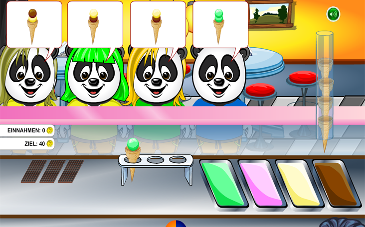 Panfu Ice Cream Shop als kostenloses Flash-Game online.